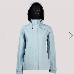 Sierra Designs Hurricane Rain Jacket, Color: Powder Blue, Size: Medium